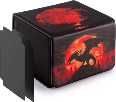 #ad Deck Box for MTG Cards 2 Dividers Card Storage Box Holds 110 Single Sleeved $13.48