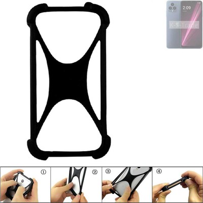 Bumper für T-Mobile REVVL 6 Silikon Hülle Softcase Stoßschutz Kantenschutz Sc