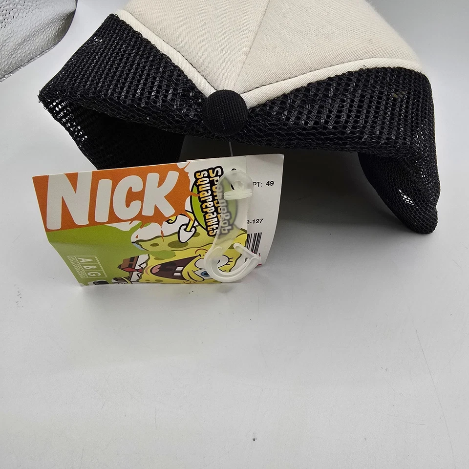 Sombrero Nickelodeon Bob Esponja Vintage Pantalones Cuadrados... 2005 Nuevo con Etiquetas Foto 2 de 4