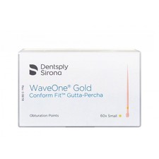 Dentsply B00WGGPF00SML Conform Fit WaveOne Gold Gutta Percha Points Small 60/Pk