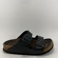 Birkenstock Arizona Sandals Womens Size 35 US Size 4-4.5 Narrow Black Leather