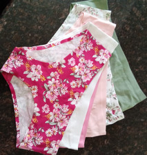 Prima Valentina Women's Hipster Panties 5 Pack Size S Floral Stretch 6 pcs
