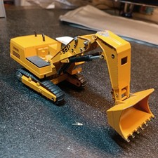 Gescha | Liebherr R961 Bagger Hochlöffel Raupe Gelb 1:50 