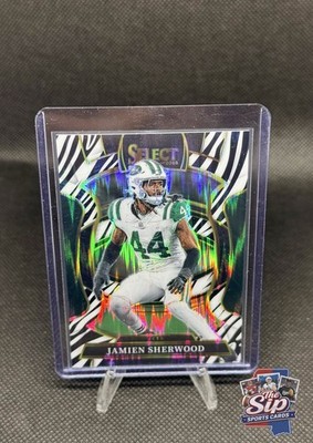 2025 Panini Select Concourse Jamien Sherwood Zebra Prizm Case Hit