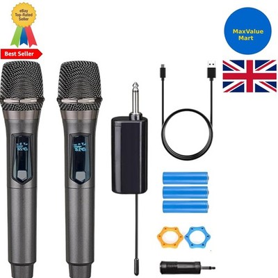 Rauschunterdrückung Dual Mikrofonsystem - Perfekt für Hochzeiten & Karaoke
