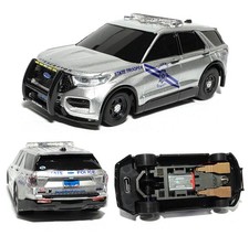 2026 AFX MEGA G Slot Car Ford POLICE INTERCEPTOR State Trooper 17 LED Lights