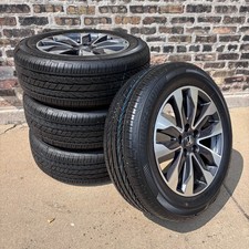 Setof4 Oem 18 Honda Odyssey 2005-2025 Wheelsrims Machined Dark Gray Tires
