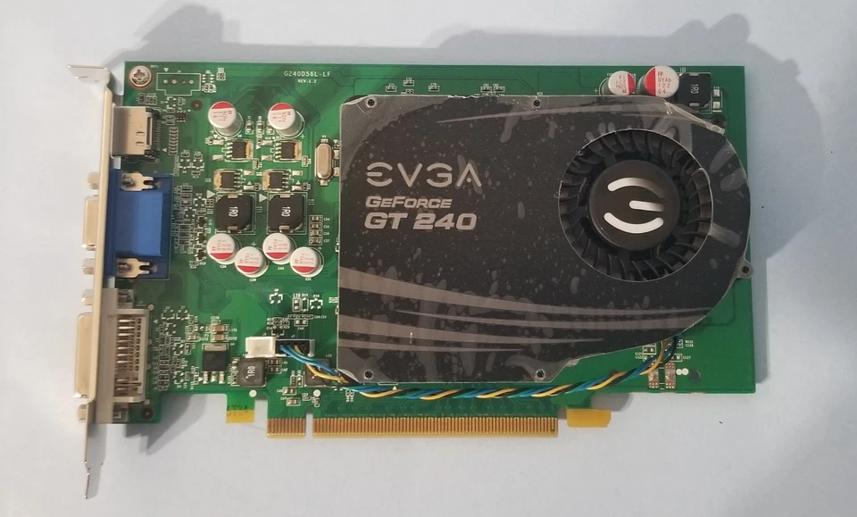 EVGA NVIDIA GeForce GT 240 1GB DDR5 Video Card 01G-P3-1246-LR new open box - Image 4 of 4