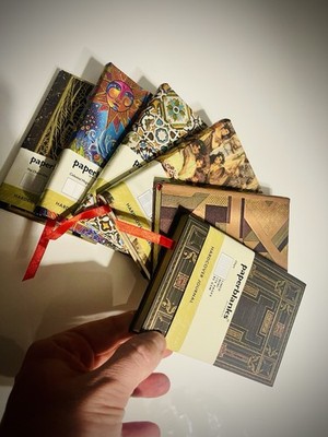 OVP 110  Paperblanks 6er Set Notiz Mini Block Journal Geschenkidee +   Enjoy!