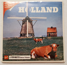 Vintage GAF View-Master Holland 3 Reels Packet Complete