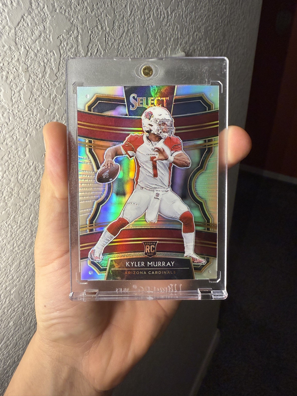 2019 PANINI SELECT KYLER MURRAY SILVER PRIZM ROOKIE CARD #76 PSA 9 MINT