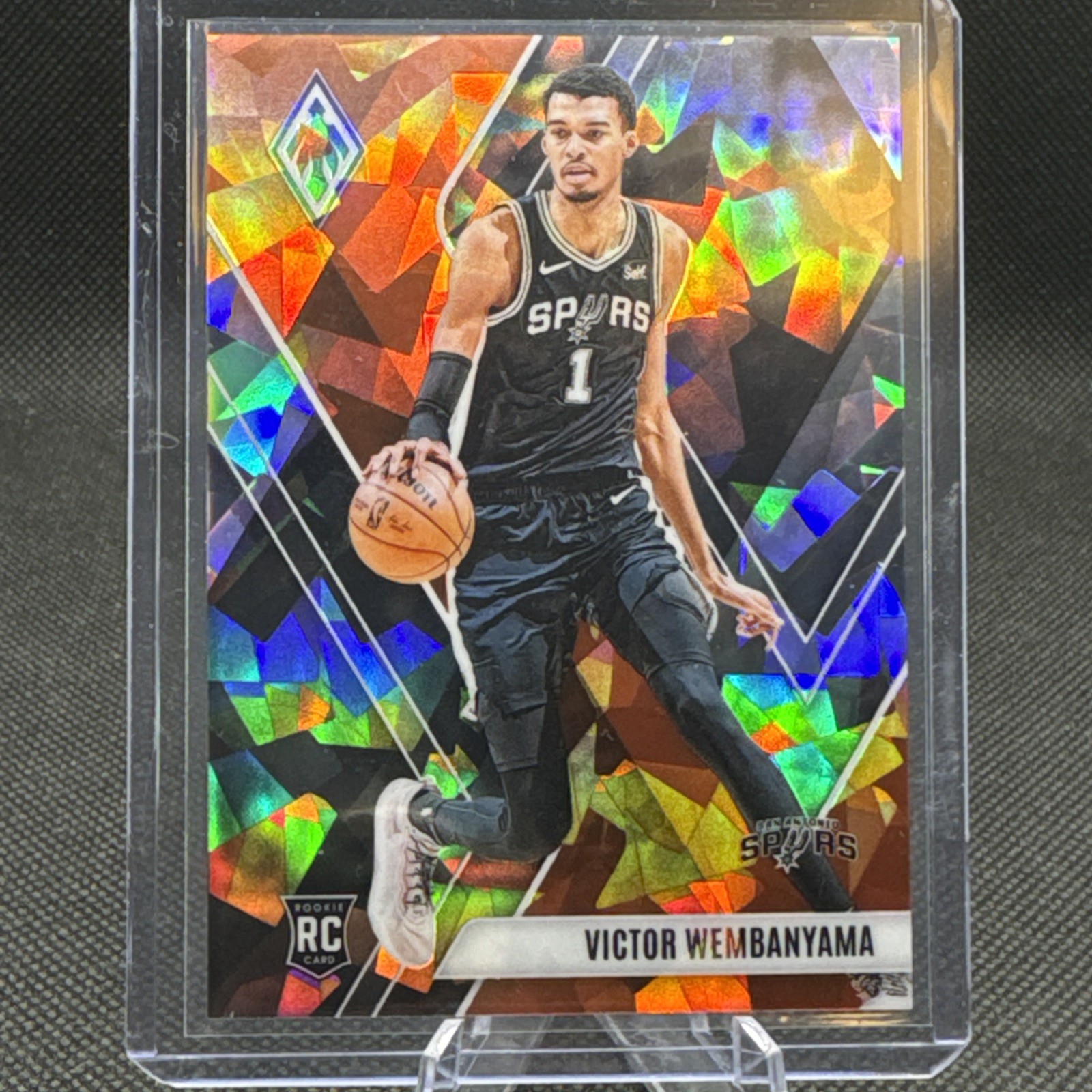 2023-24 Panini Phoenix - Victor Wembanyama #256 Orange Ice Phoenix /249 (RC)