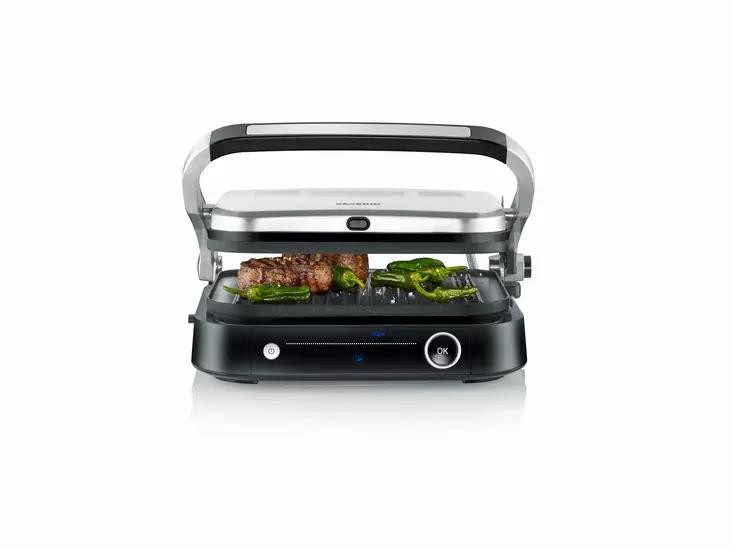 Severin 2395 Griglia Elettrica Pro 1800W | Display Digitale Nero