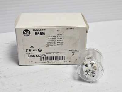 Allen Bradley 855E-LL24W White LED Lamp Light Bulb Ser A 24V New