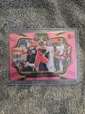 2025 Panini Select RJ Harvey Pink Prizm Field Level #410 Broncos 08/15