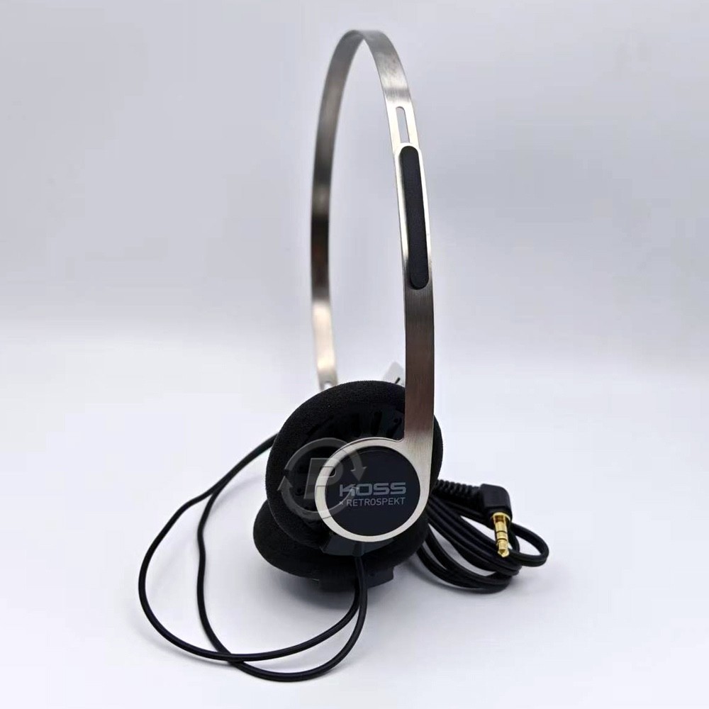 Genuine KOSS x Retrospekt P/21 Retro On Ear Headphones with Black