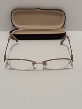 Coach Nadine 120 Taupe 52 17 135mm Oval Womens Eyeglasses Frames Brown  Case
