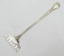 STERLING SILVER WEIDLICH ANCESTRY 6-3/4'' BACON FORK FLATWARE NO MONOGRAM