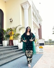 Ready made Velvet Suits Pakistani Salwar Kameez Indian Wedding Party Bollywood