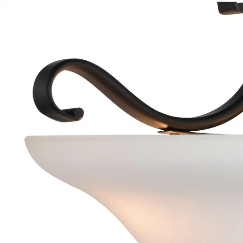 Vaxcel Lighting C0272 Monrovia 3 Light 17"W Semi-Flush Bowl - Bronze - Picture 3 of 12