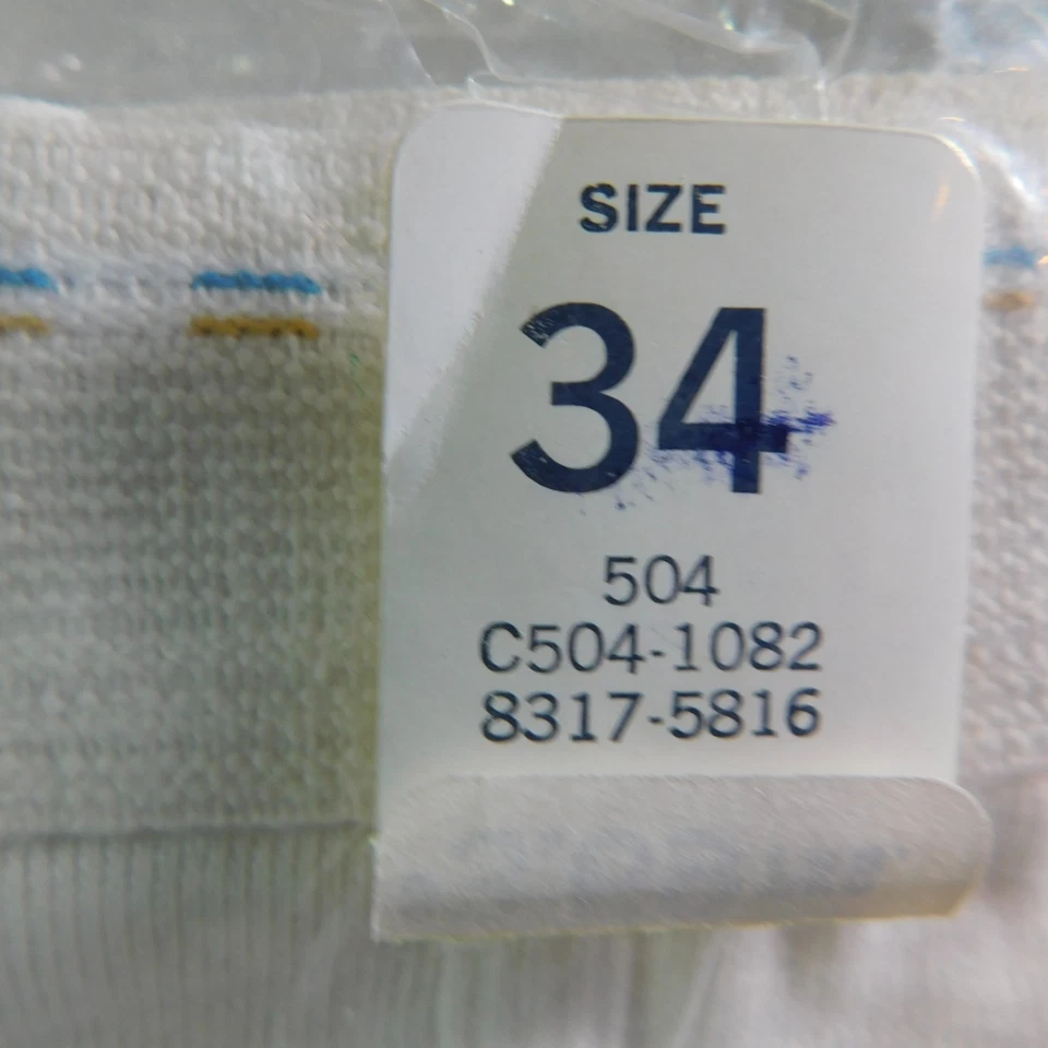 Трусы мужские Towncraft размер 34 3 пары JC Penney неиспользованный запас белое нижнее белье винтажные новые из старых запасов - Изображение 2 из 4