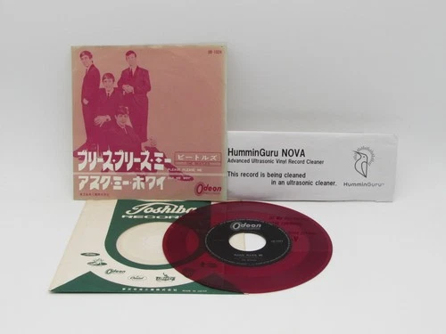 The Beatles Please Please Me Japan Red Vinyl 7" EP 45 RPM OR1024 S2138