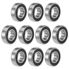 Image of 10pcs 6205-2RS 25 x52 x15mm Deep Groove Ball Bearings Double Sealed Chrome Steel