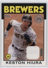2021 Topps 1986 Topps Baseball Relics Keston Hiura #86R-KH 1q0o