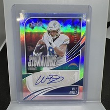 2025 Panini Absolute WILL DISSLY Silver Signature Standouts Auto Chargers /199