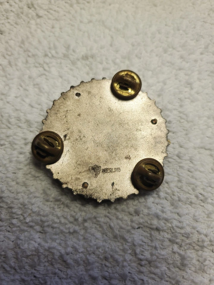 !Insignia de identificación original del Departamento Militar del Ejército Sterling Meyer Foto 3 de 4