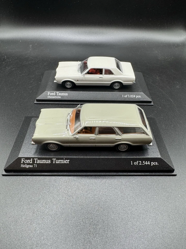Ford Taunus coupè e Familiare  Minichamps  scala 1/43,  prima serie rare in box  - Immagine 4 di 4