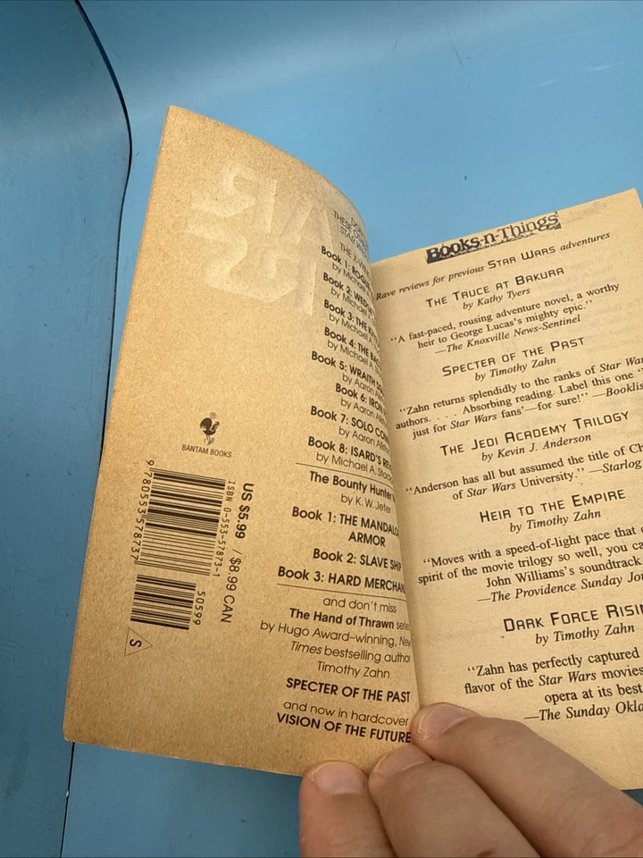 STAR WARS BOOK "I, JEDI" BY MICHEAL A. STACKPOLE PAPERBACK Foto 3 de 4