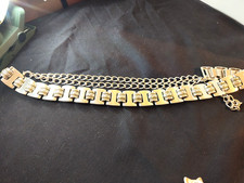 Women's gold tone 44" belt