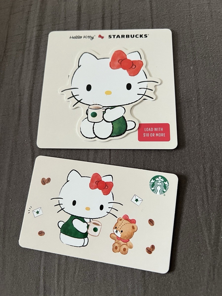 Starbucks x Hello Kitty Holiday 2025 Limited Edition Gift Card Set!  Collector's!