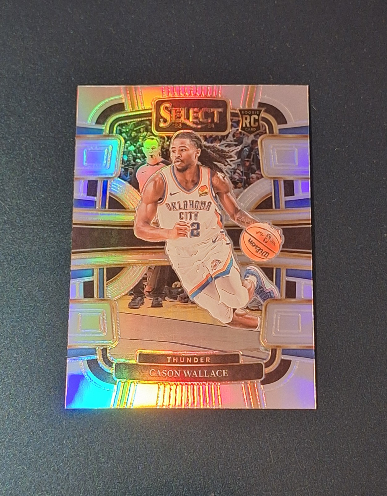 Cason Wallace 2023-24 Select SILVER PRIZM Rookie Card #88 RC OKC Thunder