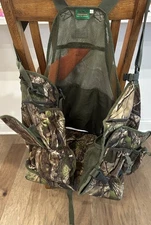 Primos Rocker Strap Turkey Vest Mossy Oak Hunting FlipDown Lounge Seat XL XXL