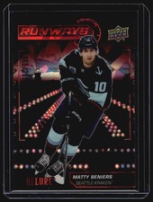2022-23 Upper Deck Allure #RW-17 Matty Beniers Runways Red #/299