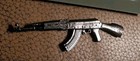 Investment Caster Weapons Black AK-47 9 G Of 999 Silver With COA — photo 4
