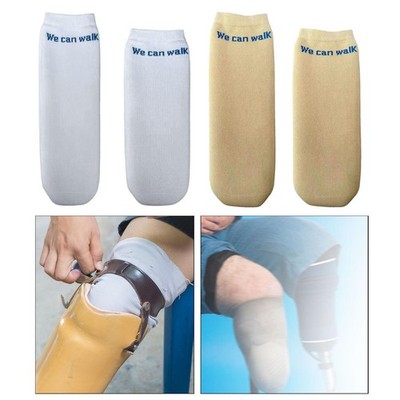 Gliedmaßenprothese unterhalb des Knies elastische schützende Amputierte Socke für Damen