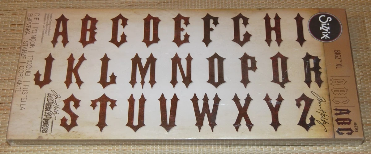 Sizzix Alphabet for sale - eBay