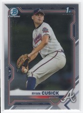 #BDC-27 2021 Bowman Chrome _ Ryan Cusick Braves