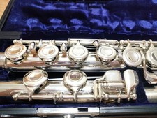 YAMAHA YFL-31 YFL31 Flute Silver Head Joint with Hard Case Tested
