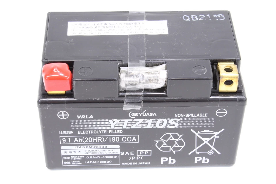 Battery YTZ10S Honda Suzuki Kawasaki Yamaha Aprilla BMW OEM Yuasa AGM#L57 - Image 2 of 3