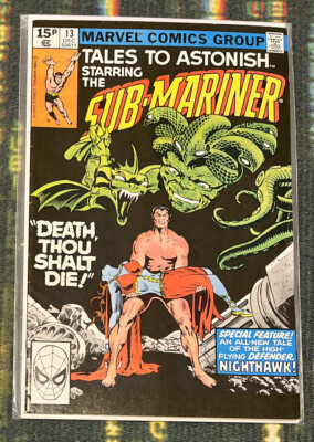 Tales to Astonish Starring The Sub-Mariner #13 Marvel Comics 1980 SentInMailer