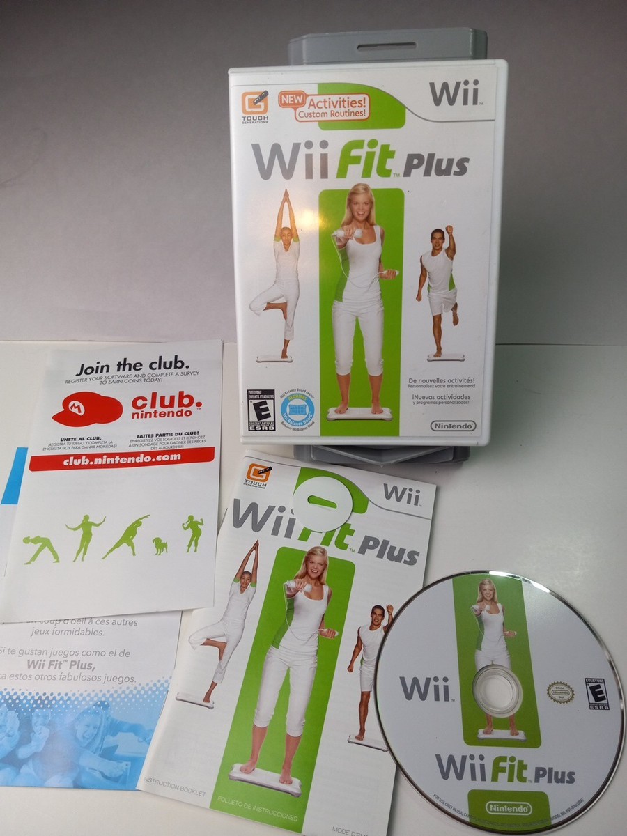 Nintendo Wii -Wii Fit Plus Game Disc and Manual 2009 Rated E. | eBay