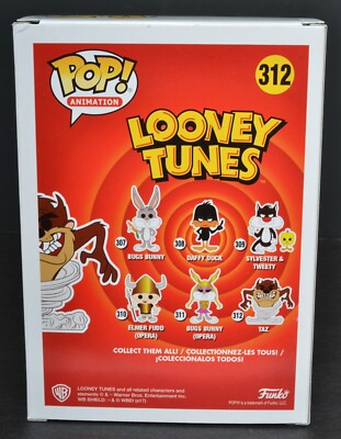 【未開封】FUNKO POP! タズマニアン・デビル アメトイ Funko Pop 'Animation' TAZ Vinyl Figure #312 NRFB Looney
