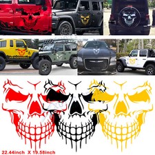 Skull Hood Decal Large 22 Graphic Sticker For Truck Jeep Car Trailer Boat Vinyl
