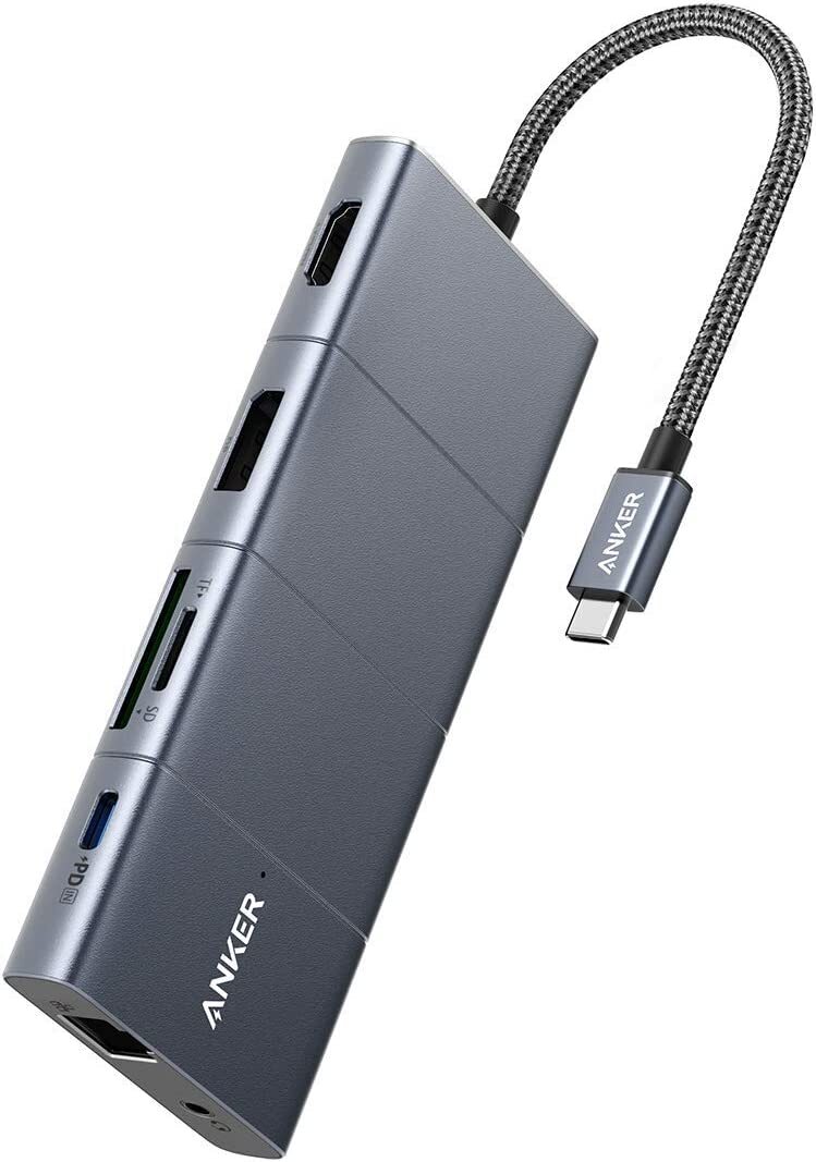 PCケーブル・コネクタ Anker PowerExpand 11-in-1 USB-C PD Hub Anker PowerExpand 11-in-1 USB C Hub Adapter 100W PD 4K 60Hz HDMI