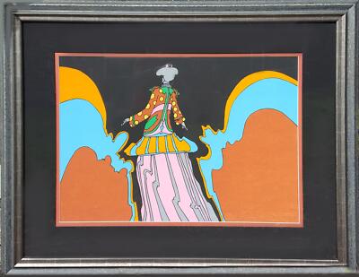 Peter Max, Night Of Magisch, Siebdruck, Unterzeichnet Und Nummeriert IN Pencil