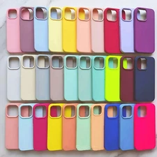 Original Official Silicone Cases For iPhone 16 15 14 13 Pro Max 16 Plus Case 